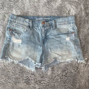 boyfriend jean shorts